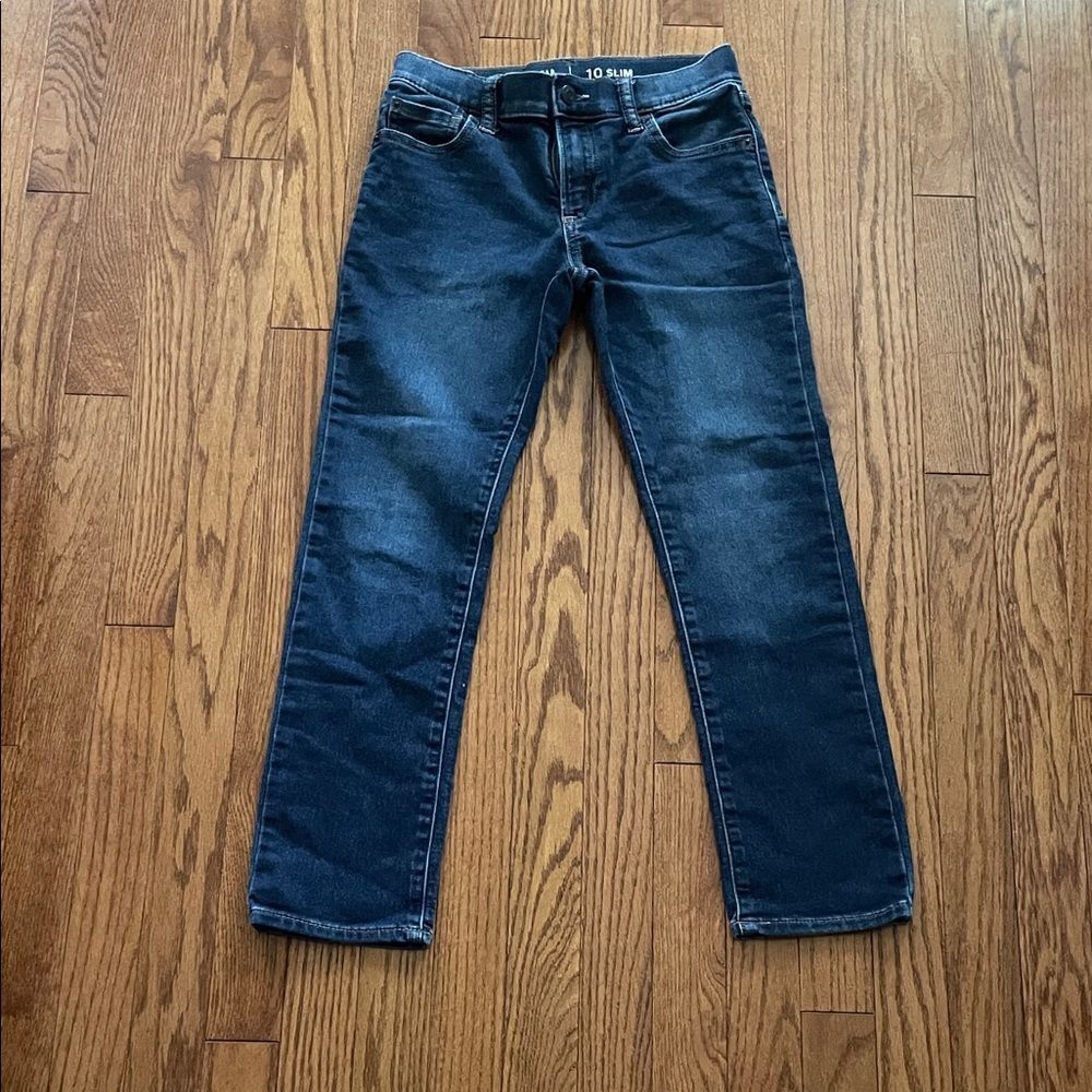 GAP Straight Leg Jeans Dark Wash Boy’s Sz 10 Slim